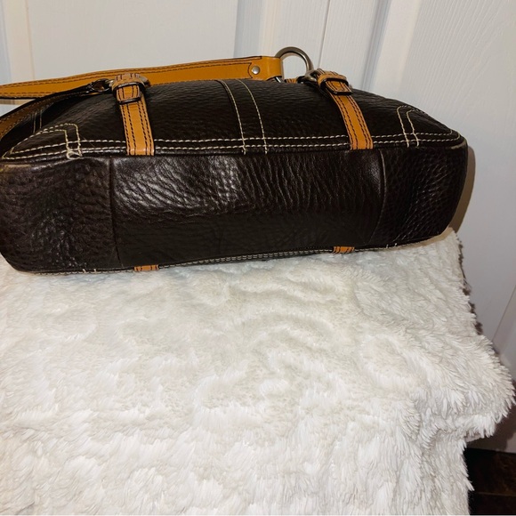 Dark Brown leather COACH Shoulder Bag/Purse - Picture 12 of 13